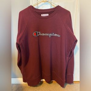 Large Champion crew neck